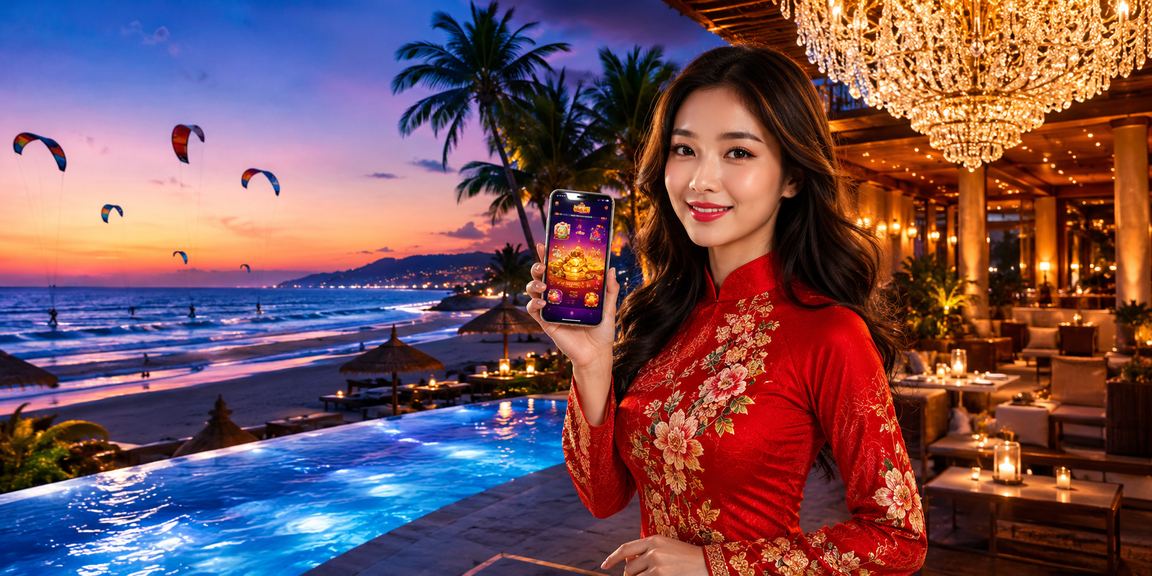 Người dùng chơi casino trên điện thoại di động tại Mũi Né
